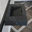 HANDCRAFTED NERO MARQUINIA HIGH ENGINEERED STONE SINK (ES-046)