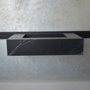 HANDCRAFTED NERO MARQUINIA HIGH ENGINEERED STONE SINK (ES-045)