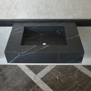 HANDCRAFTED NERO MARQUINIA HIGH ENGINEERED STONE SINK (ES-045)