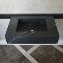 HANDCRAFTED NERO MARQUINIA HIGH ENGINEERED STONE SINK (ES-046)