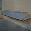 HANDCRAFTED CUSTOM TUNDRA GREY MARBLE SINK (NS-155)