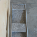 HANDCRAFTED CUSTOM TUNDRA GREY MARBLE SINK (NS-155)