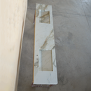 HANDCRAFTED CALACATTA HERMITAGE MATTE HIGH ENGINEERED PORCELAIN DOUBLE SINK (ES-146)