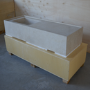 HANDCRAFTED CUSTOM TRAVERTINE SINK (TR-116)