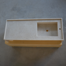 HANDCRAFTED CUSTOM TRAVERTINE SINK (TR-116)