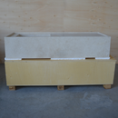 HANDCRAFTED CUSTOM TRAVERTINE SINK (TR-116)