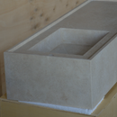 HANDCRAFTED CUSTOM TRAVERTINE SINK (TR-116)