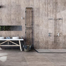 Décor tortore lappato porcelain floor and wall tile 12X24 liberty us collection LUSIRSP1224160 product shot bath view