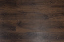 WPC Vinyl Rigid Core 9" Width 60" RL 8.5mm Thick, 1.5mm IXPE, Deep Espresso, Romulus Floors - Mazzia Collection plank view top