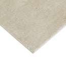 Denizli Beige travertine tile 18x18 10083369 brushed chiseled profile