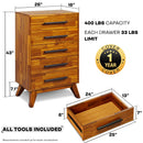 Linea Solid Wood Dresser