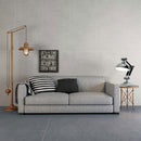 Dimensions Graphite 24"x48" Glazed Porcelain Floor And Wall Tile NDIMGRA2448-N product shot room view