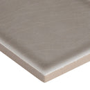 Dove gray handcrafted 4x12 glossy ceramic gray subway tile SMOT-PT-DG412 product shot profile view