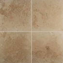 Durango cream 18 in x 18 in honed travertine floor and wall tile CDURANGO1818H product shot top view