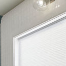 Dymo chex white 12x24 glossy ceramic wall tile NDYCHEWHI1224G-N product shot wall view