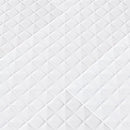 Dymo chex white 12x36 glossy ceramic wall tile NDYMCHEWHI1236 N product shot multiple tiles angle view