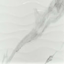 Dymo statuary wavy white glossy 12 x 24 glazed ceramic wall tile NDYMSTAWAVWHI1224G-N product shot pattern view 5