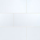 Dymo stripe white 12x24 glossy ceramic wall tile NDYMSTRWHI1236-N product shot multiple tiles top view