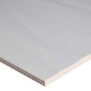 Dymo wavy white 12 x 24 glazed ceramic wall tile msi collection NDYMWAVWHI1224G product shot one tile profile view