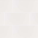 Dymo white glossy glazed ceramic wall tile msi collection NDYMWHI1224G product shot multiple tiles top view