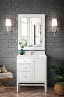 James Martin Addison 30" Single Bathroom Vanity, Glossy White