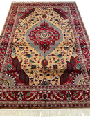 Hand-Knotted Afghan Garden Design Rug – 6’6” x 9’6”