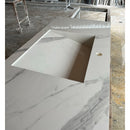 HANDCRAFTED EXTRA STATUARIO HIGH ENGINEERED PORCELAIN SINK (ES-059)
