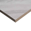 Eden bardiglio 24x24 matte porcelain floor and wall tile NEDEBAR2424 product shot profile view