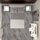 Eden bardiglio 24x24 matte porcelain floor and wall tile NEDEBAR2424 product shot room view