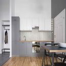 Eden dolomite 12x12 2hexagon porcelain matte meshmounted mosaic tile NEDEDOL2X2HEX product shot kitchen view