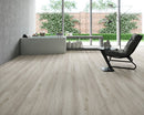 SPC Vinyl Rigid Core 7" Width 60" RL, 6mm Thick, 1.5mm IXPE Elite Sepia Silva Floors - Mazzia Collection Product shoot Garden view