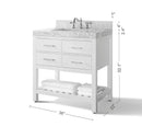 Elizabeth 36" Bath Vanity Set