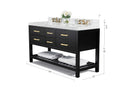 Elizabeth 60" Bath Vanity Set