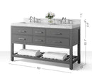 Elizabeth 60" Bath Vanity Set