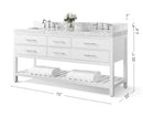 Elizabeth 72" Bath Vanity Set