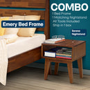 Emery Solid Wood Bed Frame