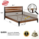 Emery Solid Wood Bed Frame