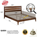 Emery Solid Wood Bed Frame