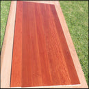 Engineered hardwood floors exotics collection santos mahogany natural PN5.25SMSCSM product shot wall view 2