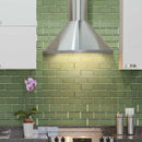 Evergreen beveled subway 11.73 in x 11.73 in glass meshmounted mosaic tile SMOT-GLSST-EVEBEV8MM prod shot kitchen view