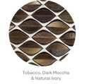 EYE CAT – Contemporary Custom Rug in Cowhide