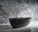 Anjuna 67" Freestanding Forged Carbon Fiber Bathtub Villohome