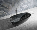 Anjuna 67" Freestanding Forged Carbon Fiber Bathtub Villohome