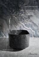Odessa 67" Freestanding Forged Carbon Fiber Bathtub Villhome