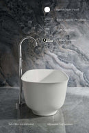 Fiore Freestanding Solid Surface Bathtub VH