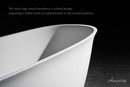 Fiore Freestanding Solid Surface Bathtub VH