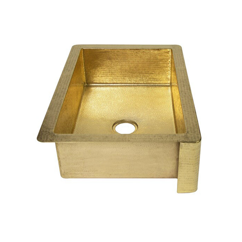 Brass Single Basin Farmhouse Kitchen sink-Lira