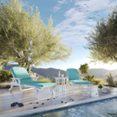 SoPoly Flat Chaise Lounge