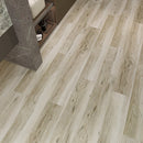 SPC Vinyl Rigid Core 7" Width 60" RL, 6mm Thick, 1.5mm IXPE Fortified Stone Veritas Floors - Mazzia Collection Product shoot top view 