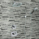 Fountain hills interlocking 11.61X11.73 multi-surface mesh-mounted mosaic tile SMOT-SGLSIL-FOUHIL8MM product shot bathroom wall view